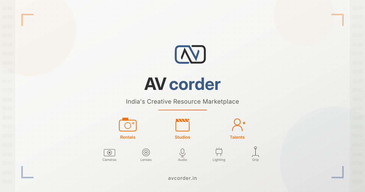 AV Corder - India's Creative Resource Marketplace